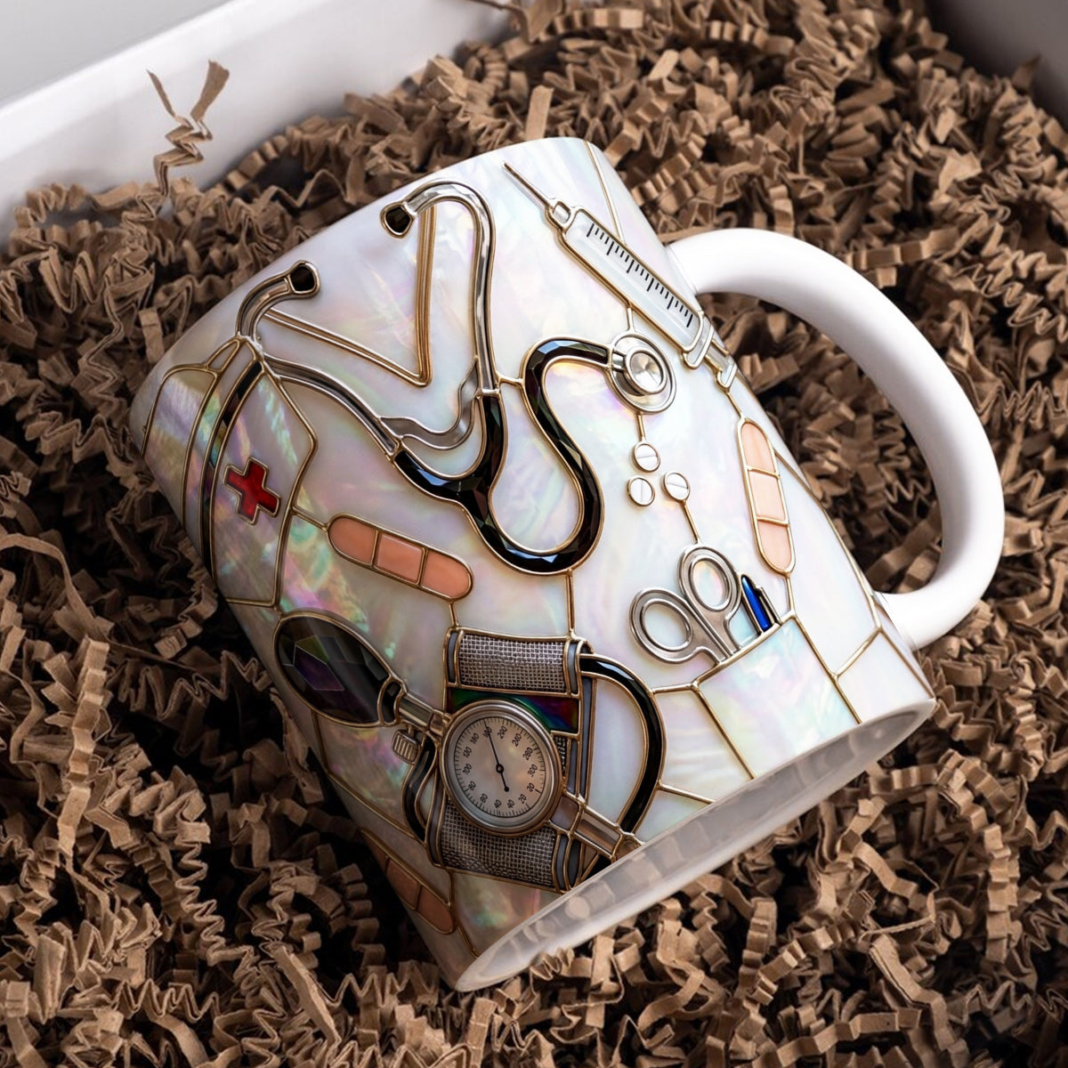 Lorva Nurse Mug Nursing Is A Work Of Heart