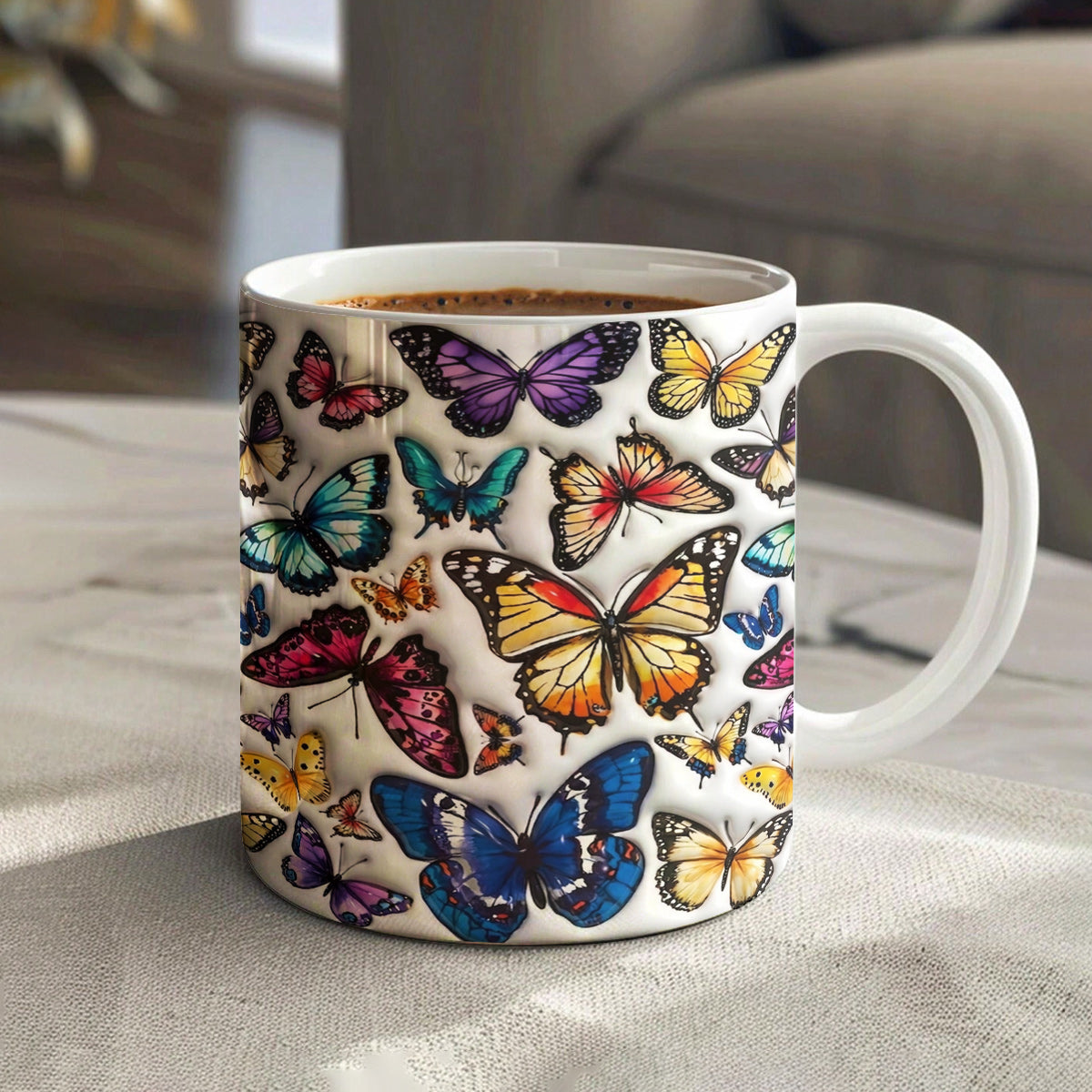 Lorva Mug Colorful Butterfly
