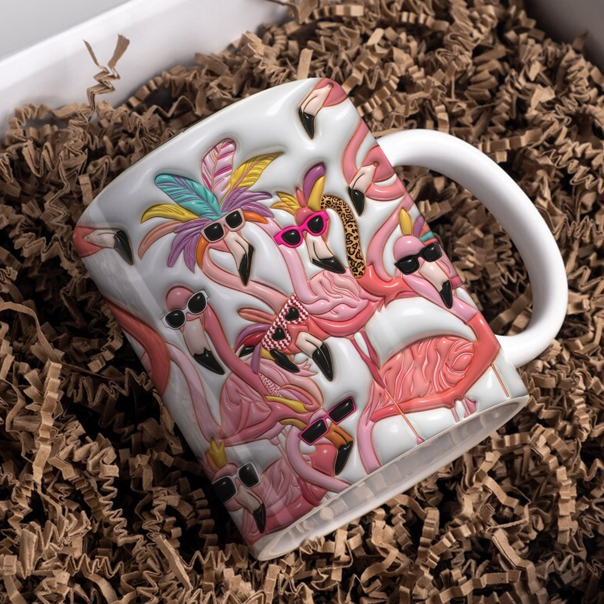 Lorva Flamingo Mug Charming Lady