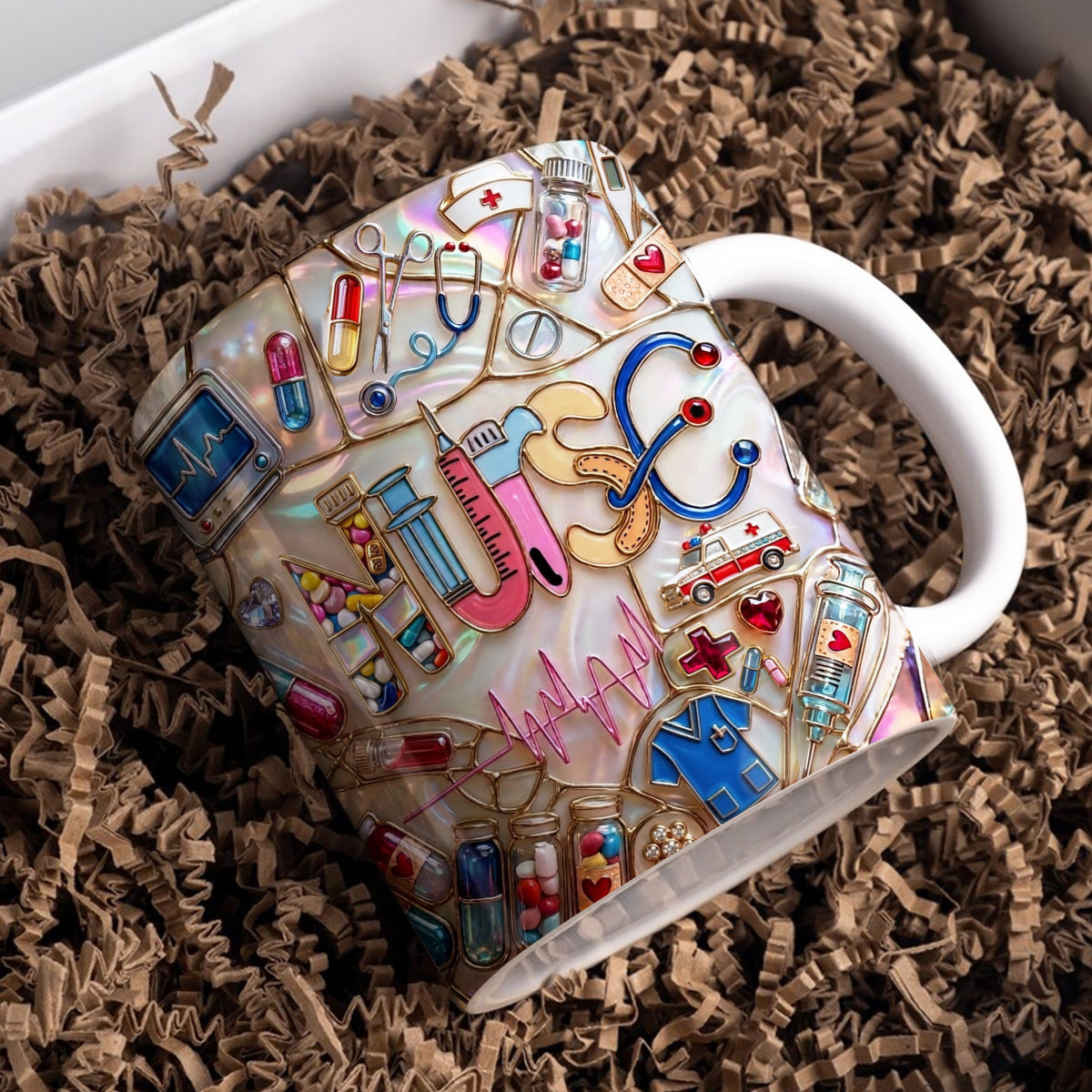 Lorva Nurse Mug Sparkling Nurse Life