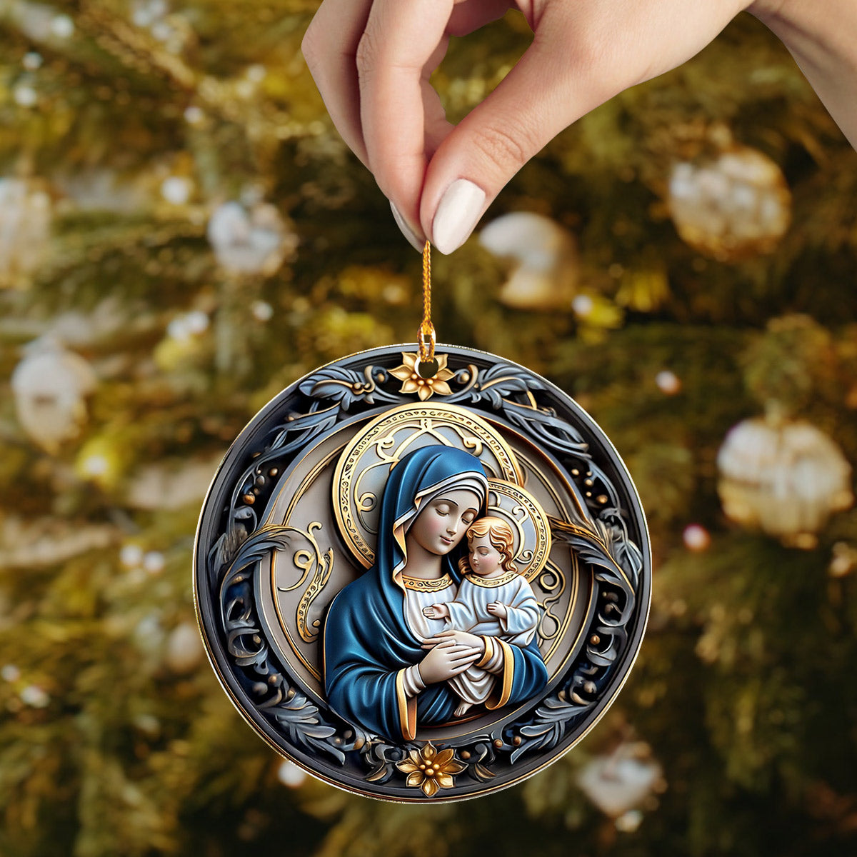 Lorva 2D Acrylic Ornament Holy Mother of Light