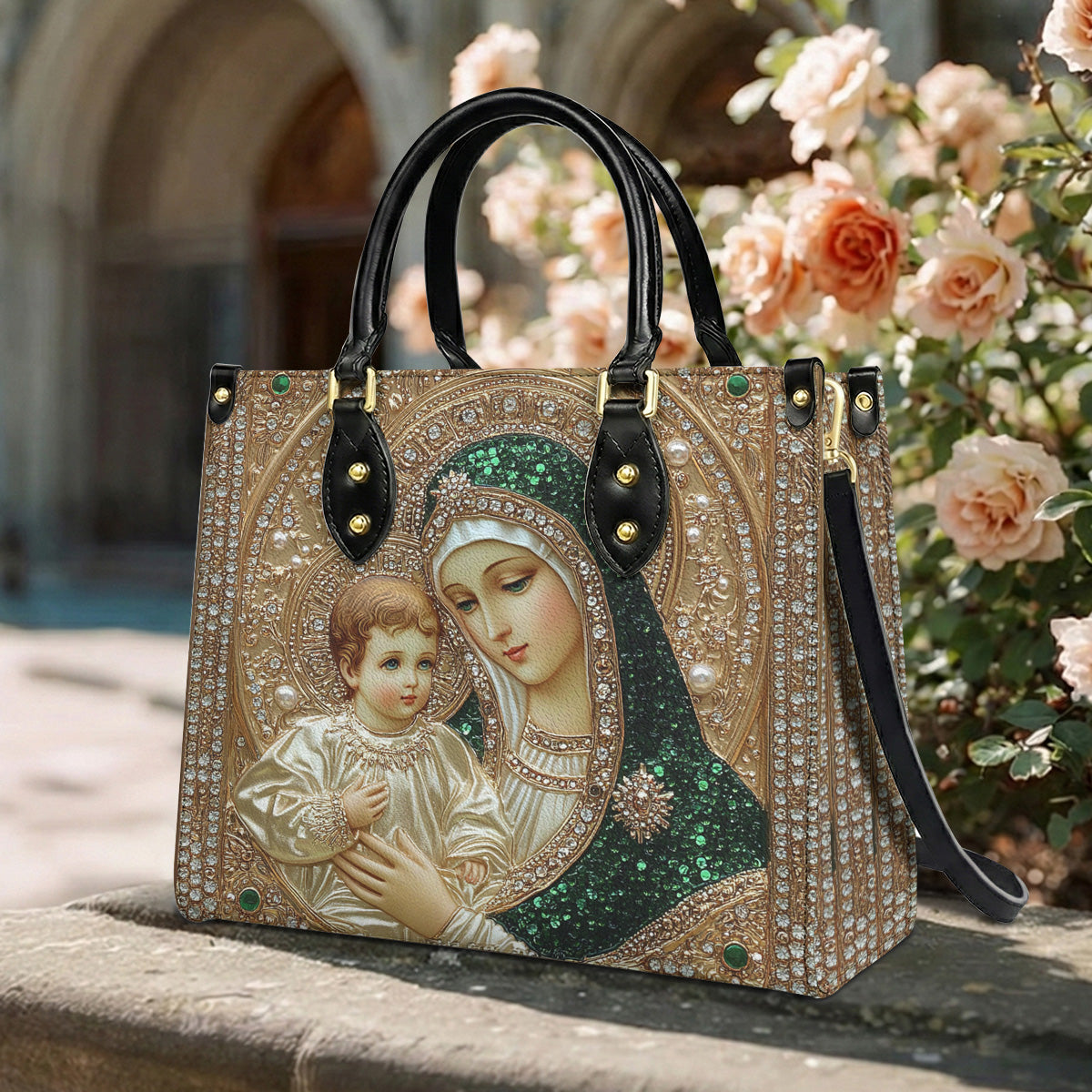Lorva Virgin Mary Leather Bag Grace