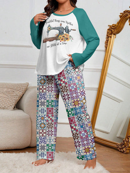 Lorva Raglan Lounge Pajamas Beautiful Things Come Together
