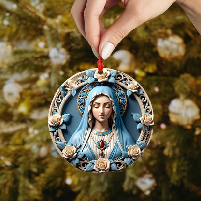 Lorva 2D Acrylic Ornament Blessed Virgin Mary