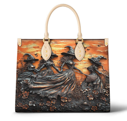 Witch Lorva Leather Bag Floral Sunset