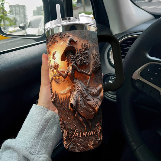 Witch Lorva Tumbler Personalized Witching Hour Glow