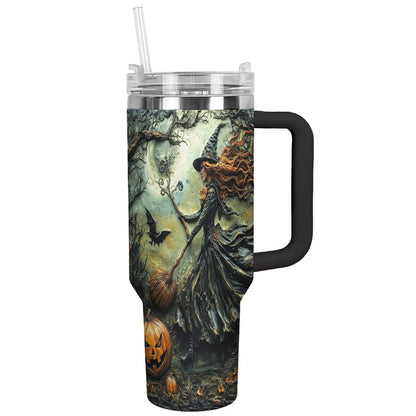 Witch Lorva Tumbler Halloween Time
