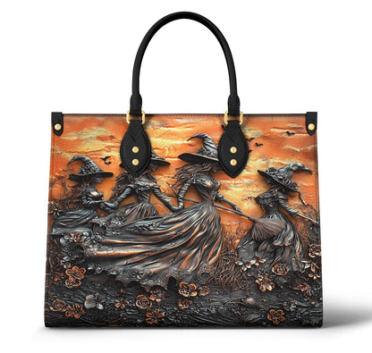 Witch Lorva Leather Bag Floral Sunset