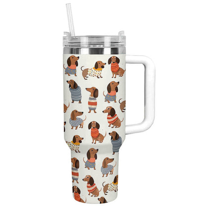 Lorva Tumbler Cuteness Overload Dachshund