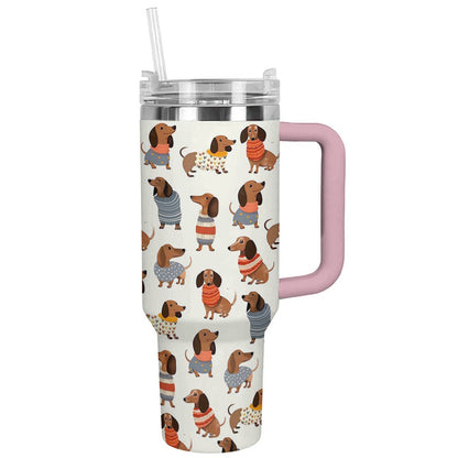 Lorva Tumbler Cuteness Overload Dachshund