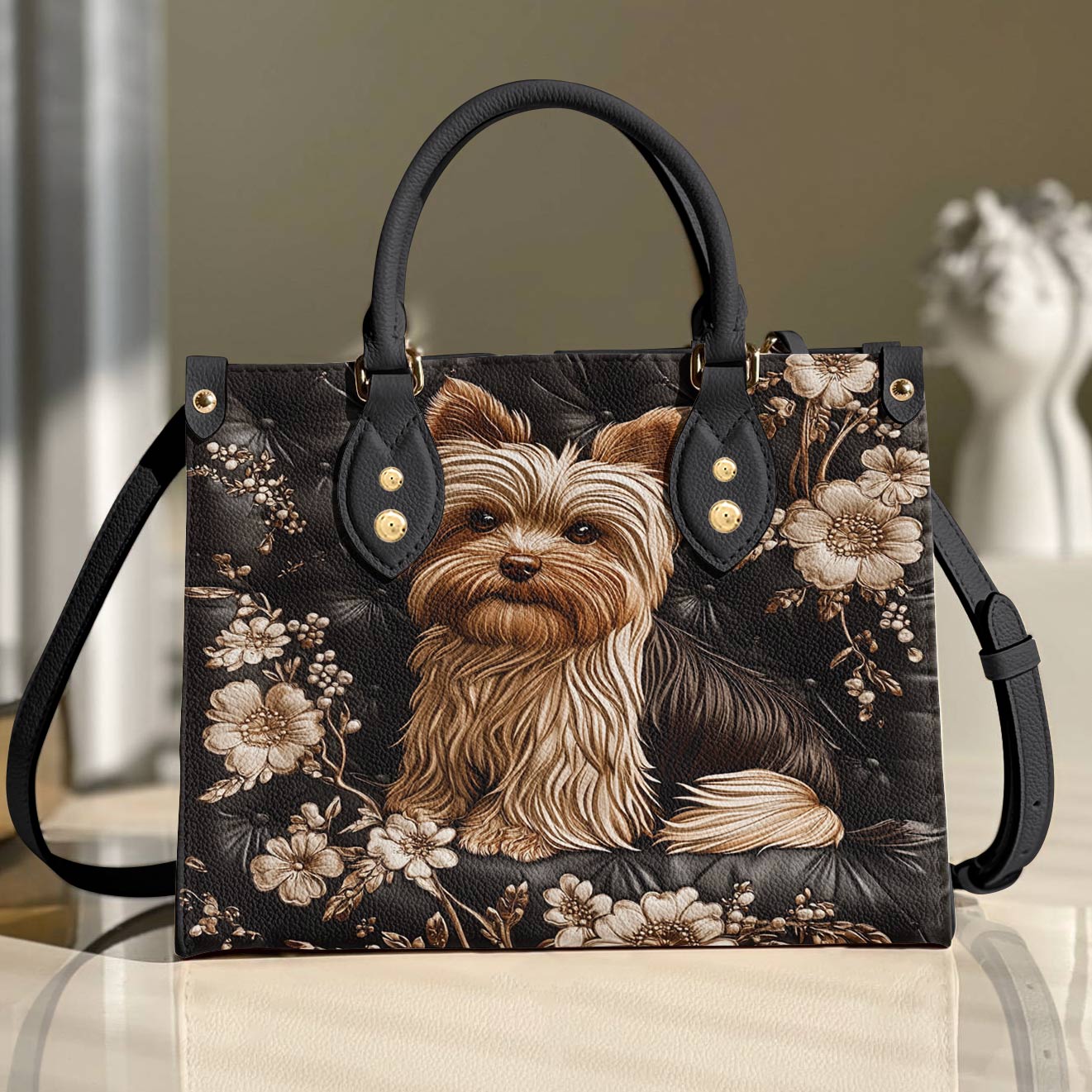 Lorva Yorkie Leather Bag Regal