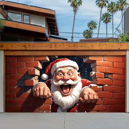 Lorva Christmas Garage Door Banner Decoration Hello