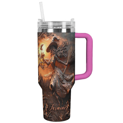 Witch Lorva Tumbler Personalized Witching Hour Glow