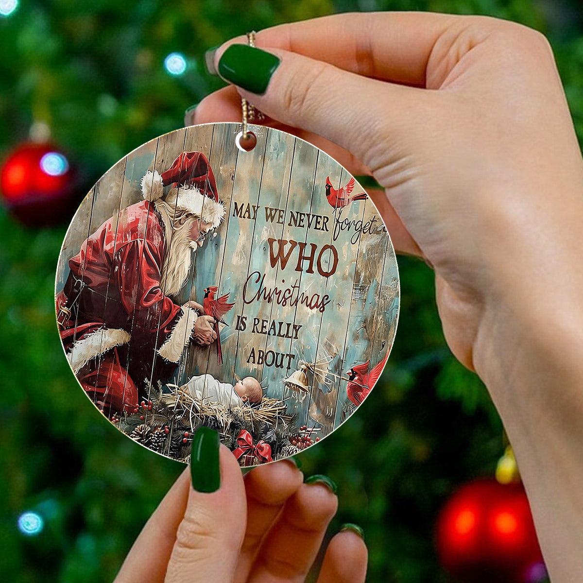 Lorva 2D Acrylic Ornament Hope Love