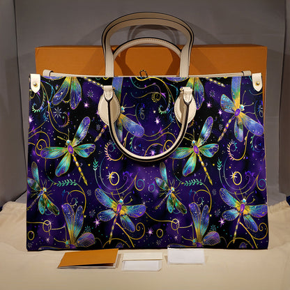 Lorva Dragonfly Leather Bag Mystic