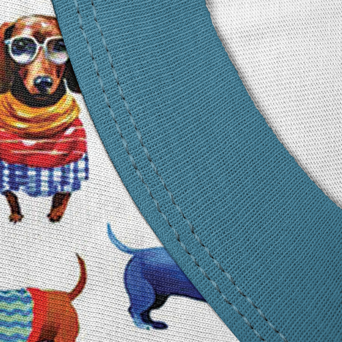 Lorva V-neck Nightshirt Amazing Stylish Dachshunds