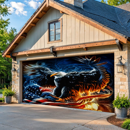 Lorva Garage Door Banner Decoration Majestic Eagle