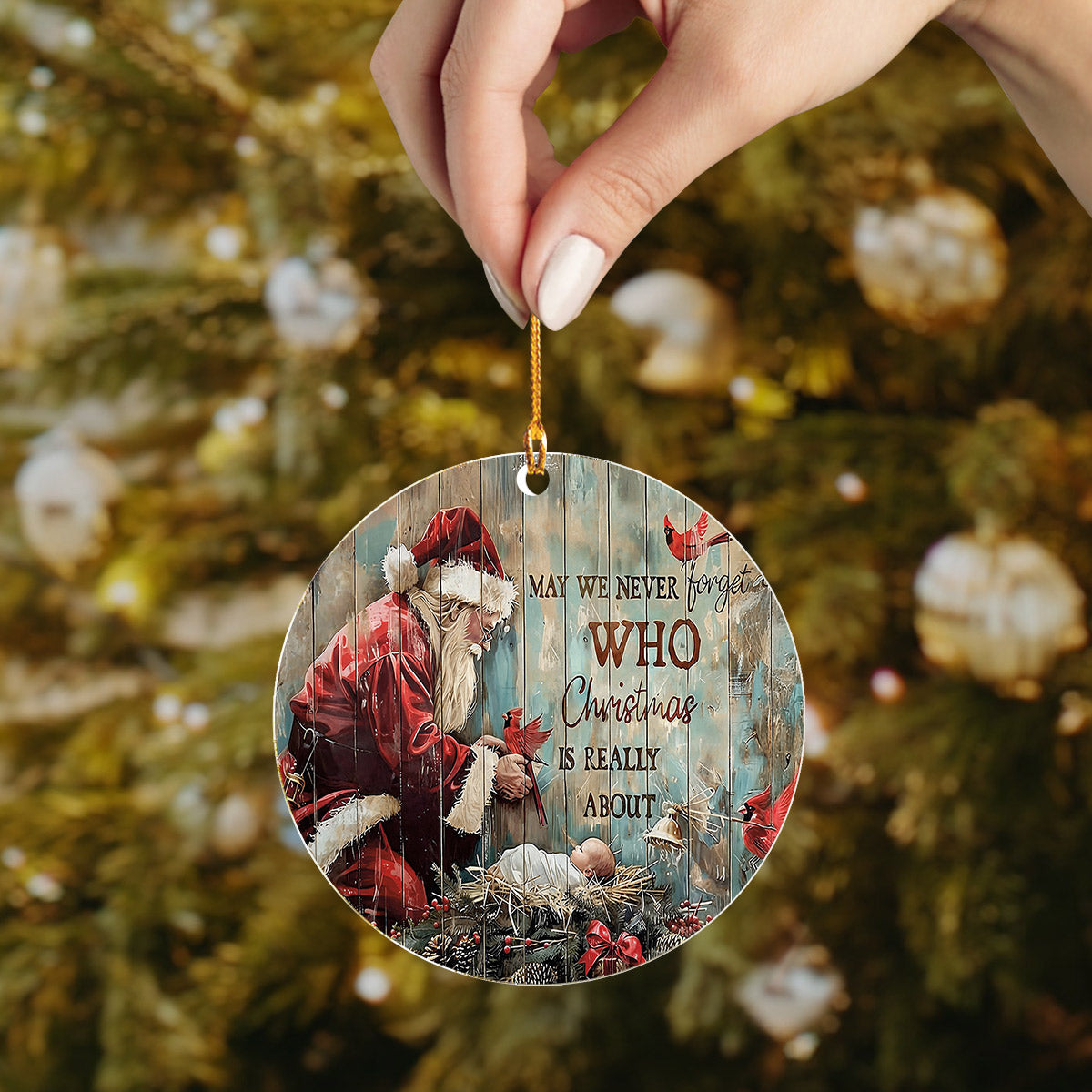 Lorva 2D Acrylic Ornament Hope Love