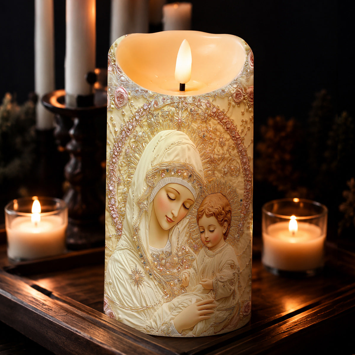 Lorva LED Candle Divine Grace
