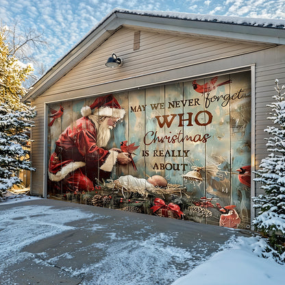 Lorva Christmas Garage Door Banner Decoration Hope Love