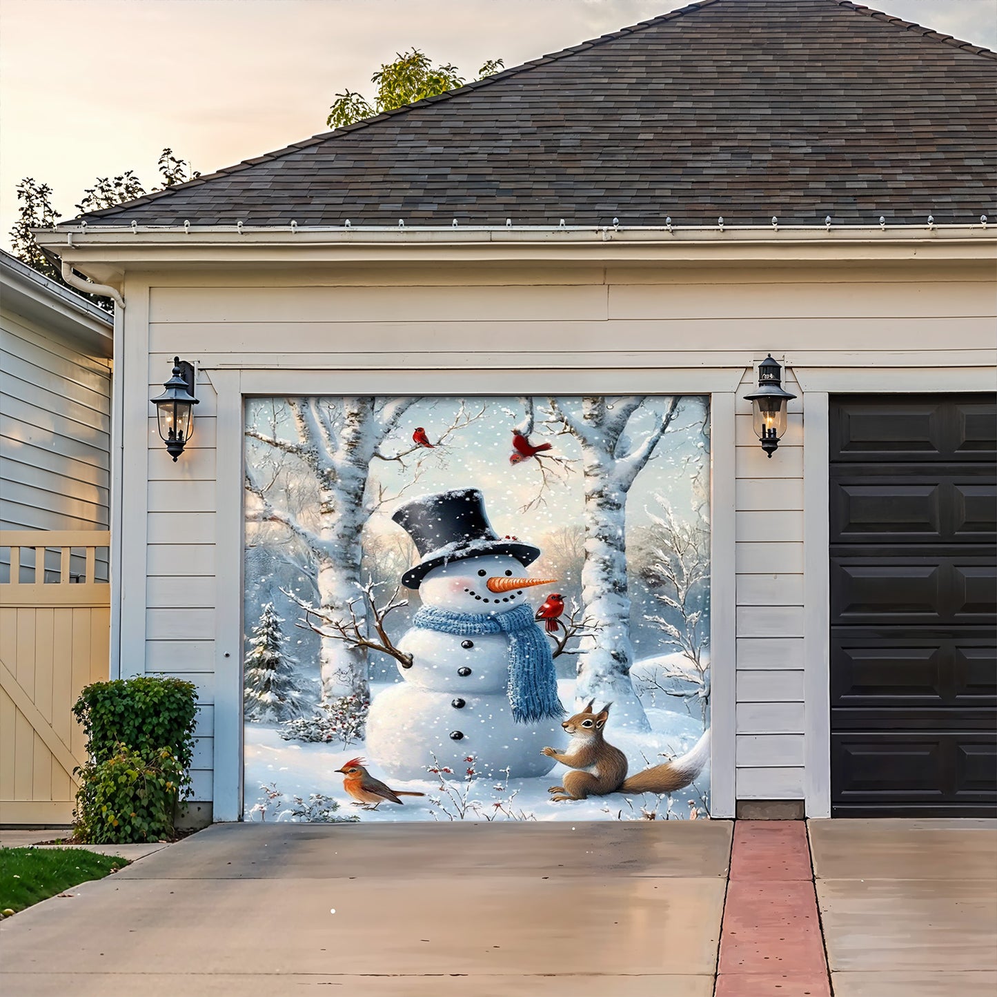 Lorva Christmas Garage Door Banner Decoration Merry Christmas My Friends!