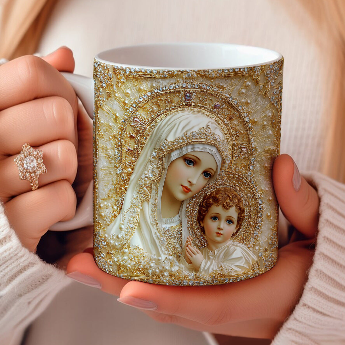 Lorva Mug Heavenly Grace In Radiant Splendor Ledertasche