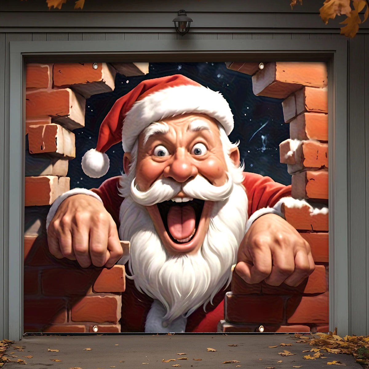 Lorva Christmas Garage Door Banner Decoration Hello