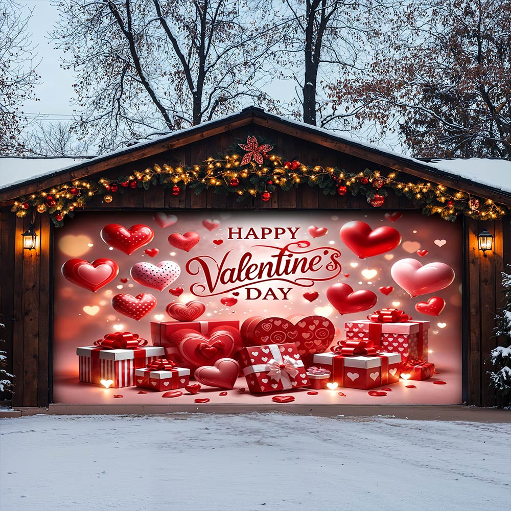 Lorva Garage Door Banner Decoration Everlasting Love