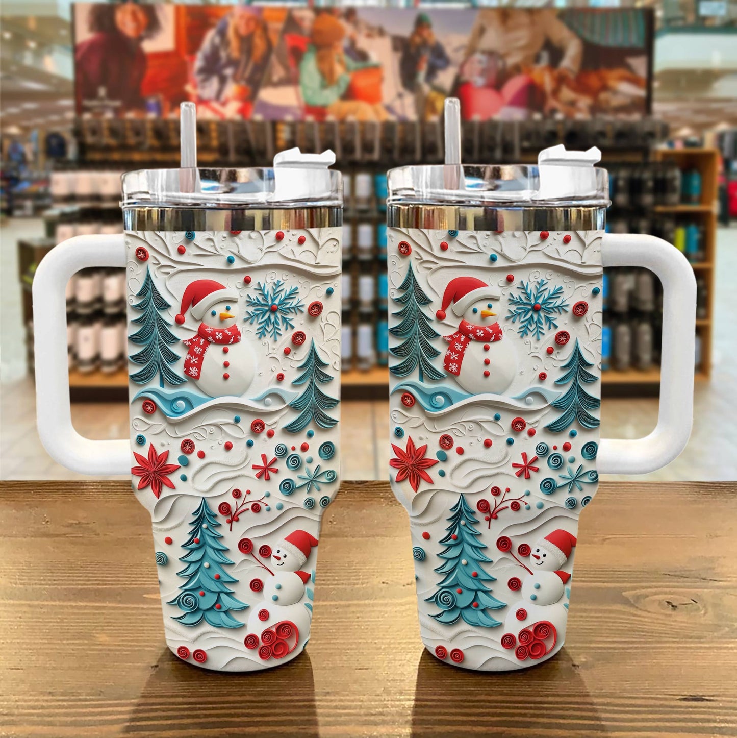 Lorva Tumbler Happy Snowman
