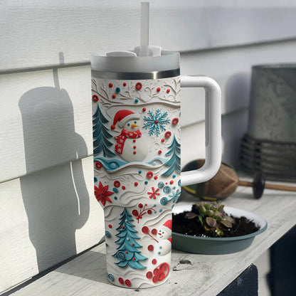 Lorva Tumbler Happy Snowman