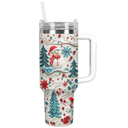 Lorva Tumbler Happy Snowman