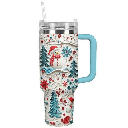Lorva Tumbler Happy Snowman