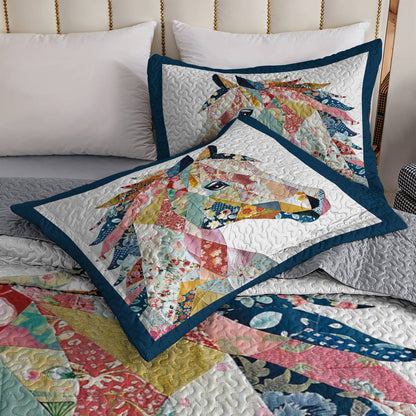 Lorva Horse All Season Quilt 3-Piece Set A Gentle Soul