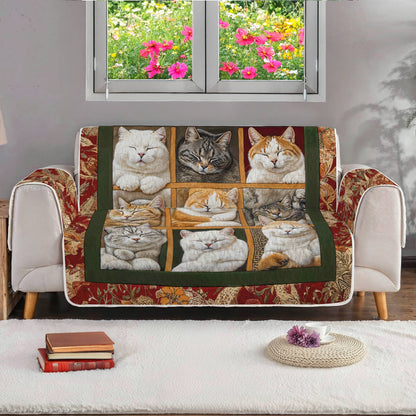 Lorva Sofa Cover Set Dreaming Cats