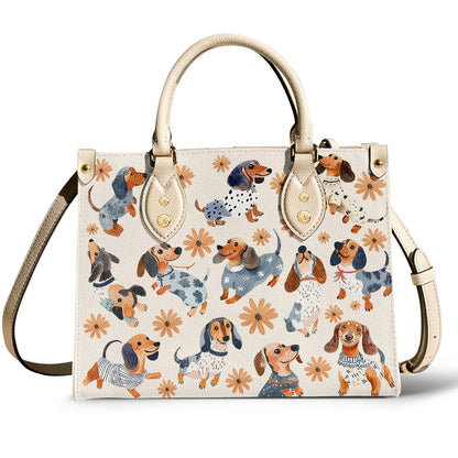 Lorva Dachshund Leather Bag Daisy Doxie