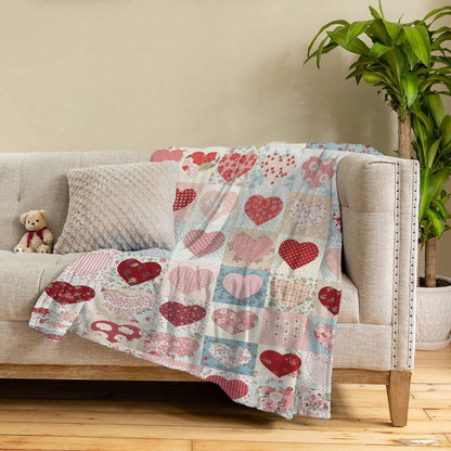 Lorva Fleece Blanket Sweet Heart