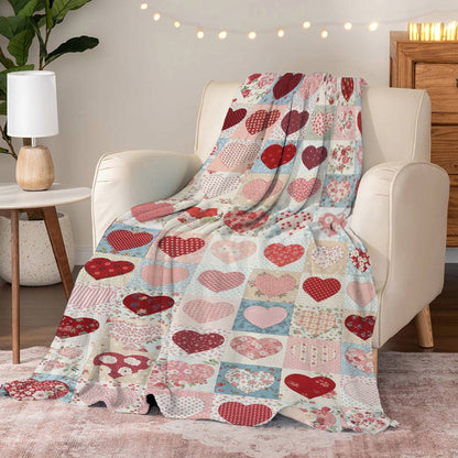 Lorva Fleece Blanket Sweet Heart