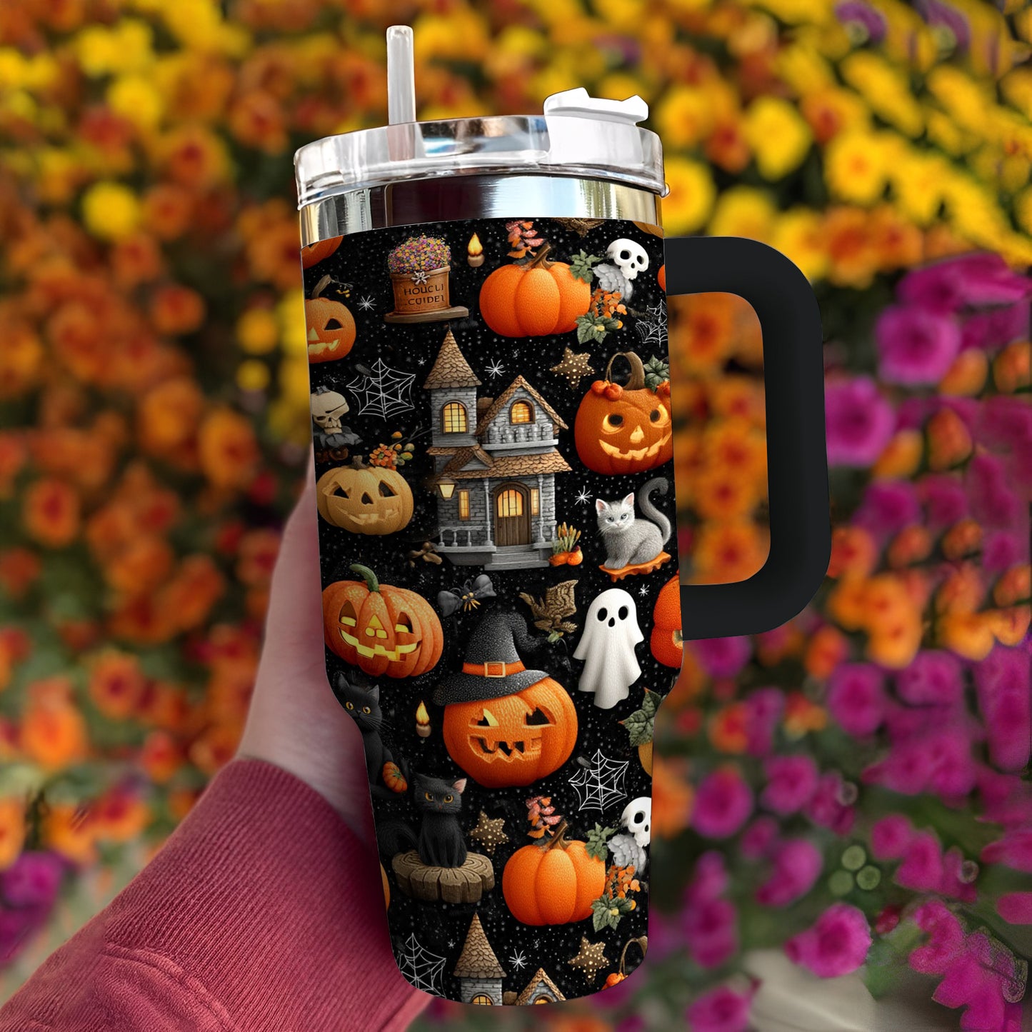 Halloween Lorva Tumbler Cute Night