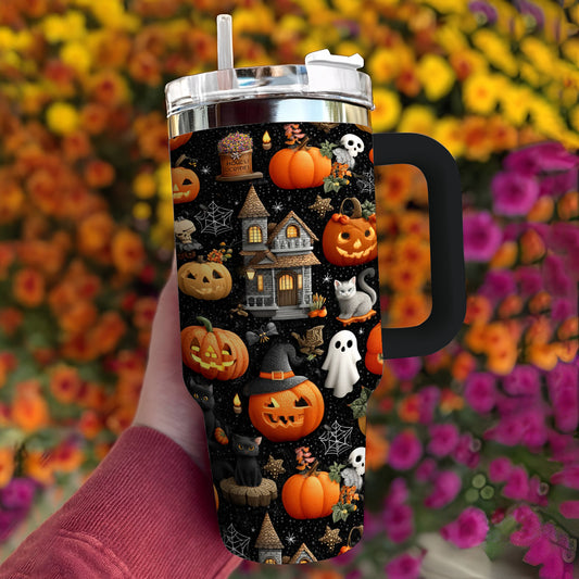 Halloween Lorva Tumbler Cute Night