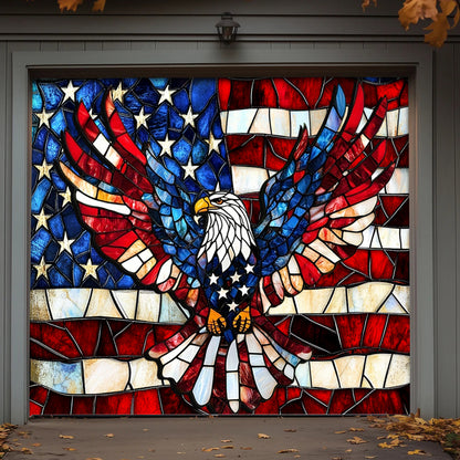 Lorva Garage Door Banner Decoration Proud Of My Country