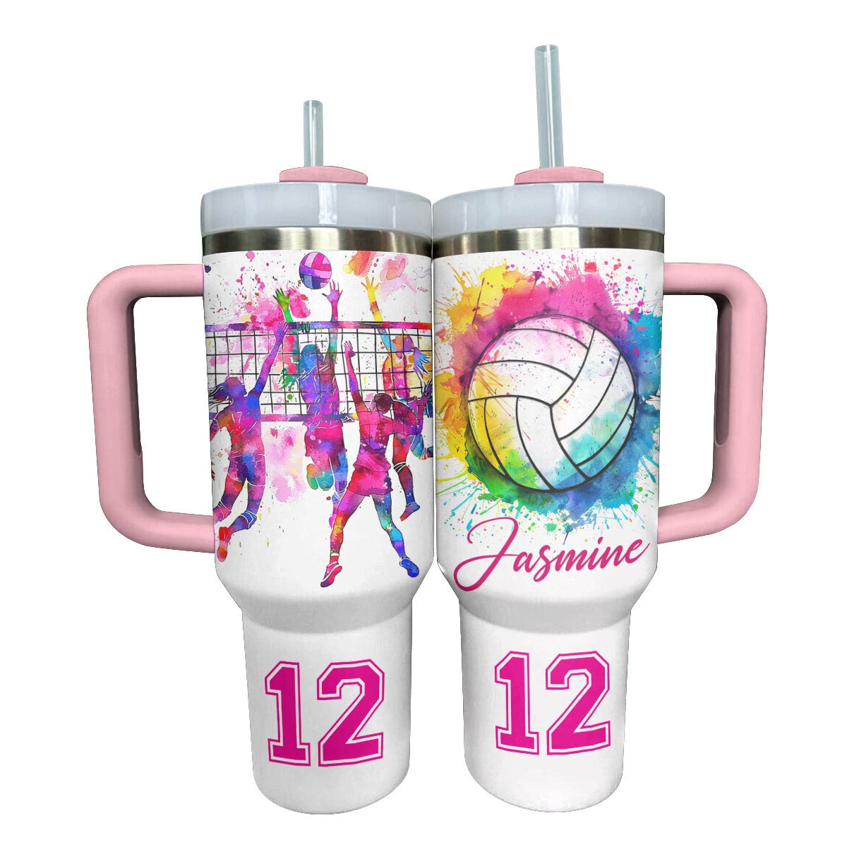 Lorva Personalized Tumbler Just A Girl Who Loves Volleyball