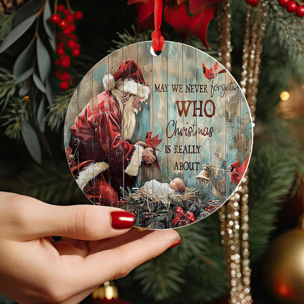 Lorva 2D Acrylic Ornament Hope Love