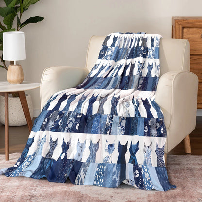 Lorva Fleece Blanket Catmom Flowers