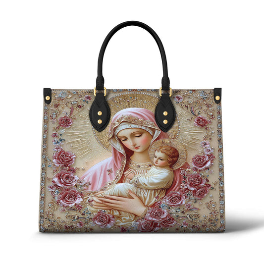 Lorva Leather Bag Sacred Rose Embrace