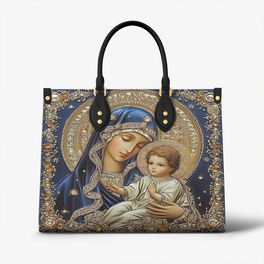 Lorva Virgin Mary Leather Bag Charming Love