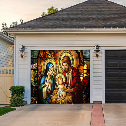 Lorva Garage Door Banner Decoration Holy Lovely
