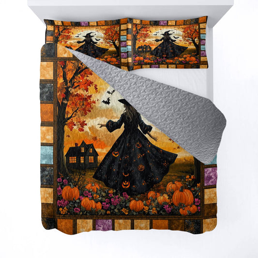 Witch Lorva All Season Quilt 3-Piece Set Happy Autumn