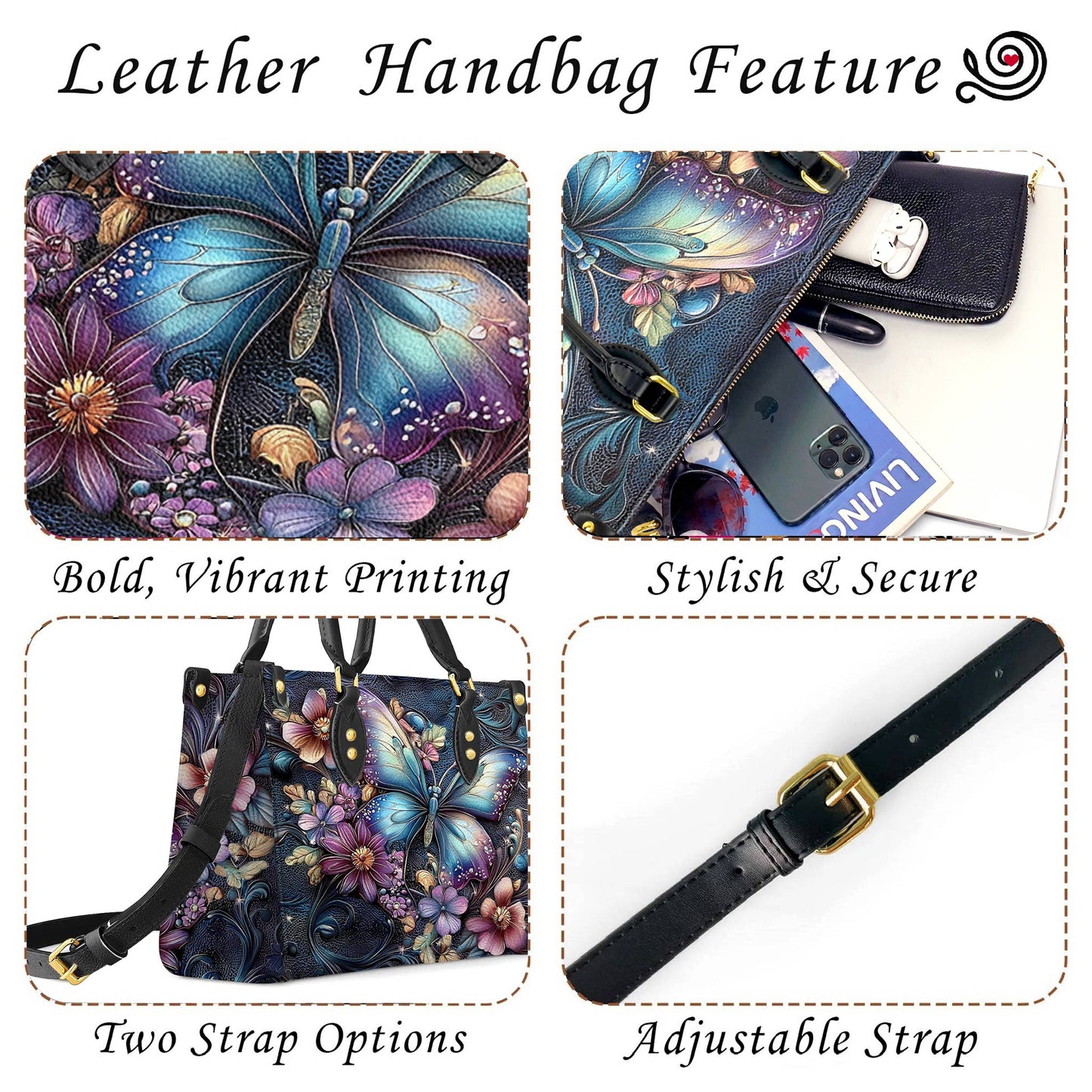Lorva Butterfly Leather Bag Dreaming
