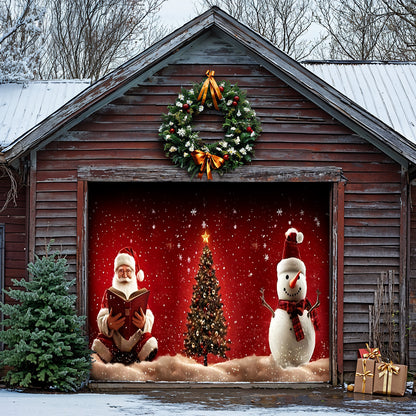 Lorva Christmas Garage Door Banner Decoration I Love Christmas Time