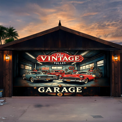 Lorva Garage Door Banner Decoration The Classic Legends Garage